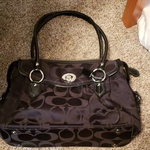 Black Coach briefcase